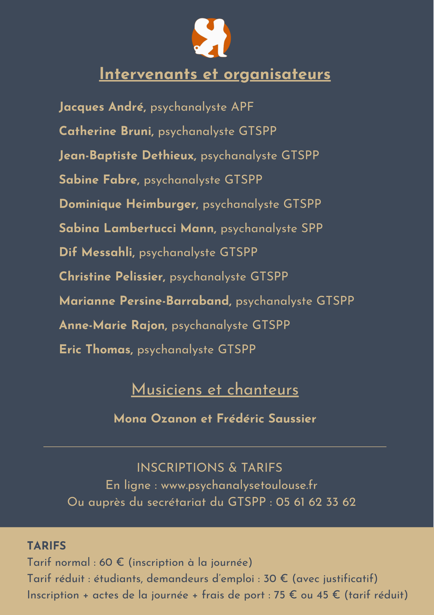 intervenants et organisateurs